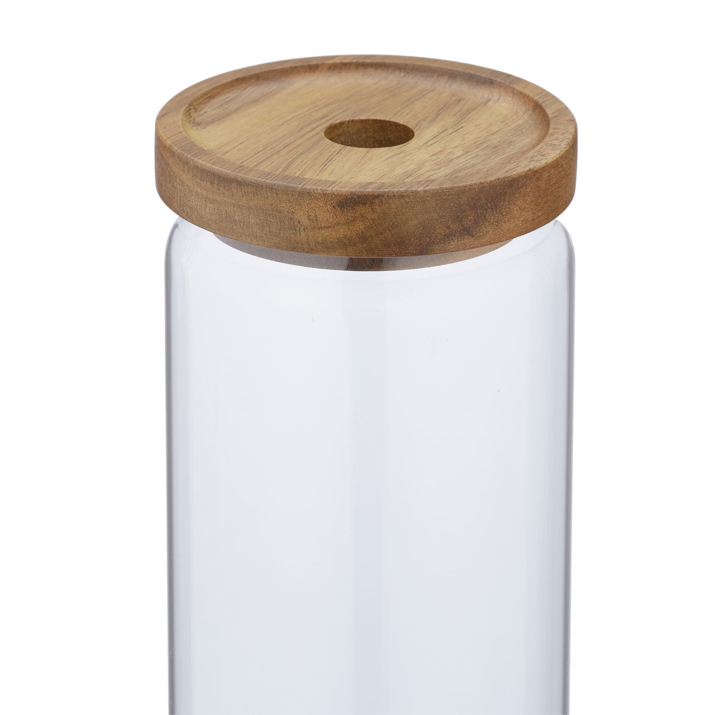 set of 2 storage jars with lids 1.5 litres