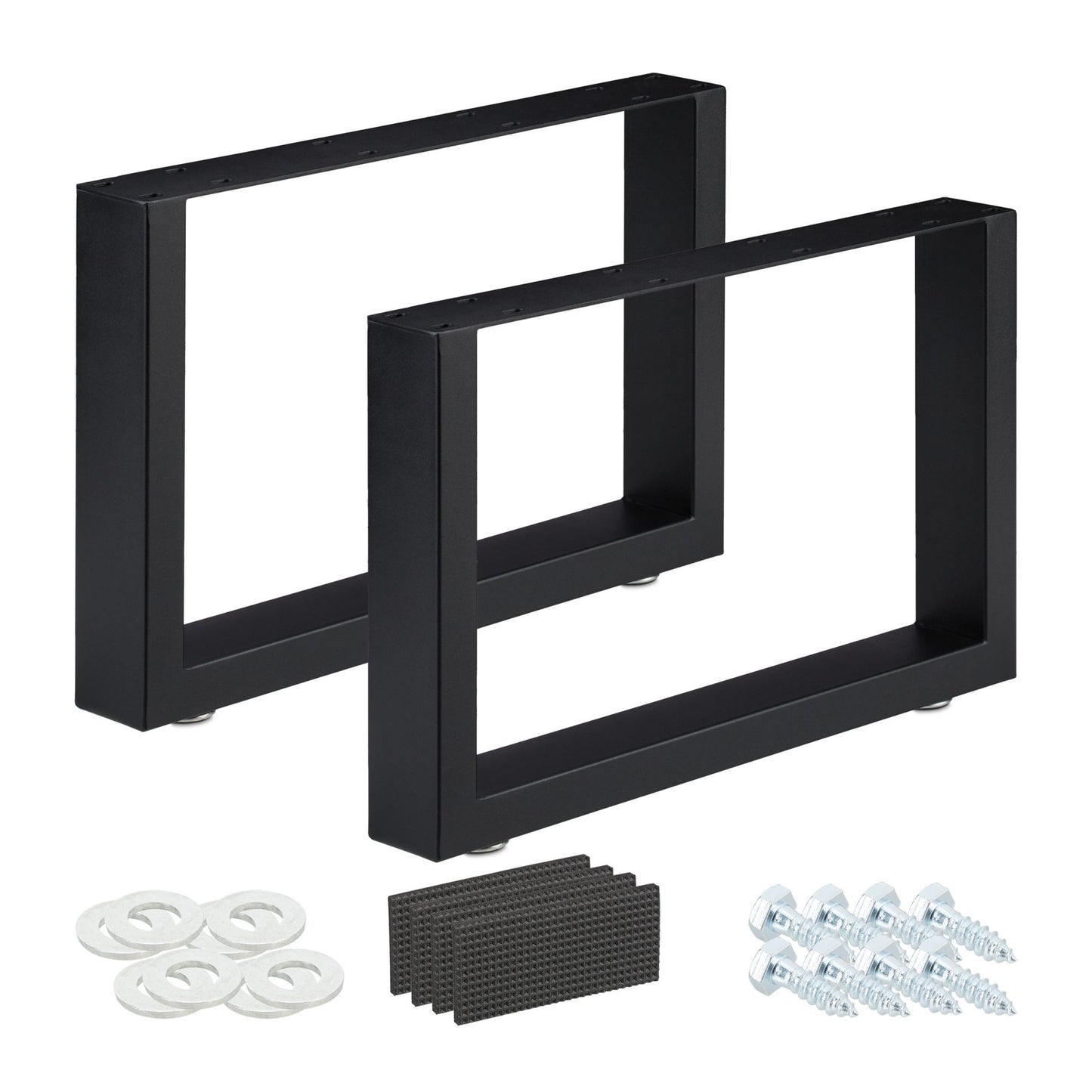 set of 2 table runners black