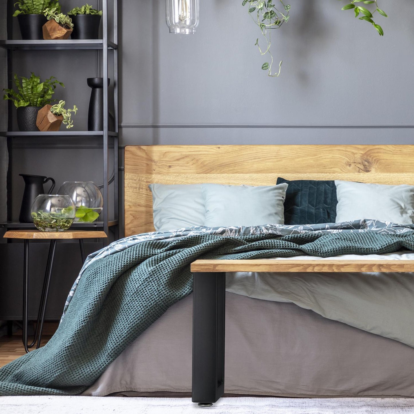 set of 2 table runners black