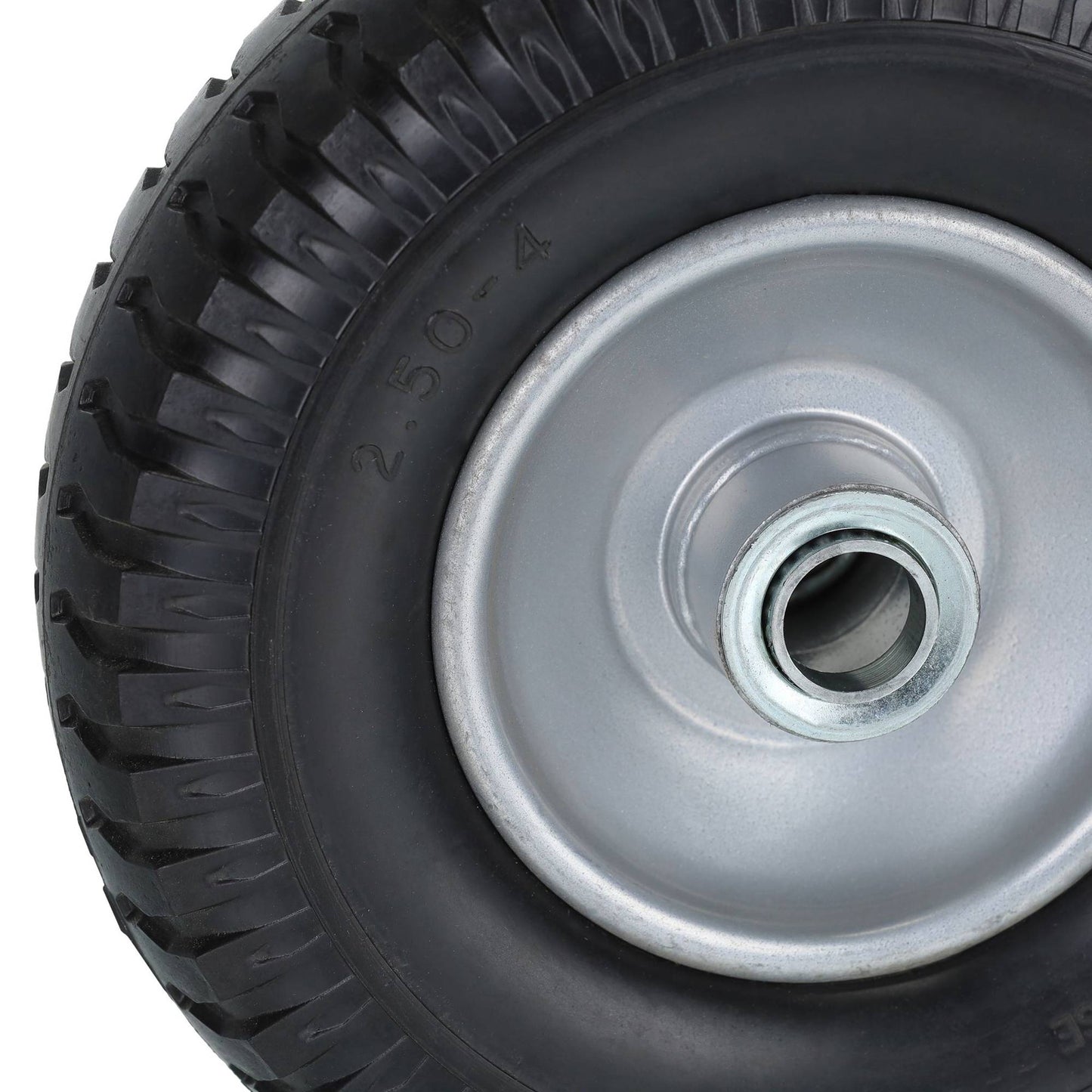 set of 2 wheelbarrow wheels 2.50-4