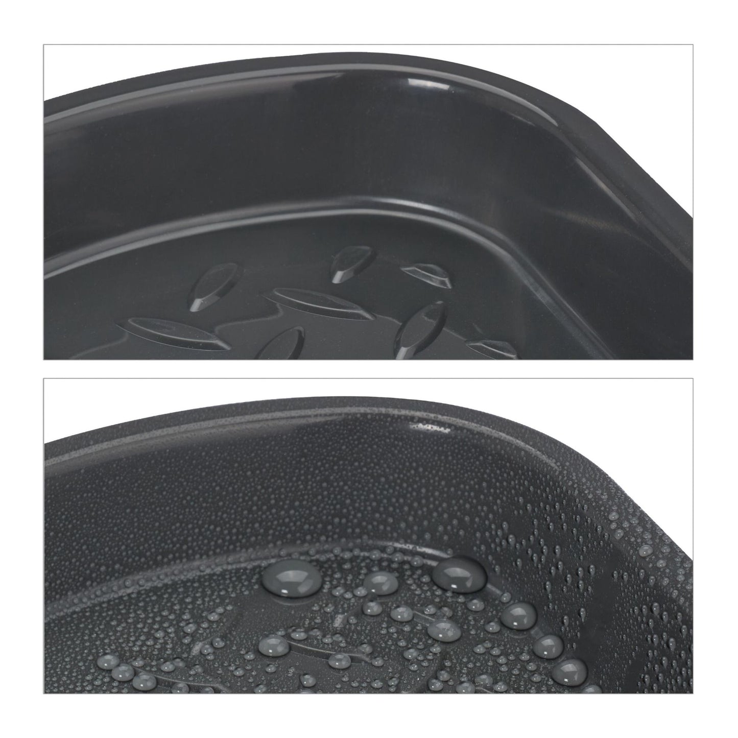 set of 3 drip trays for 2 pairs of shoes