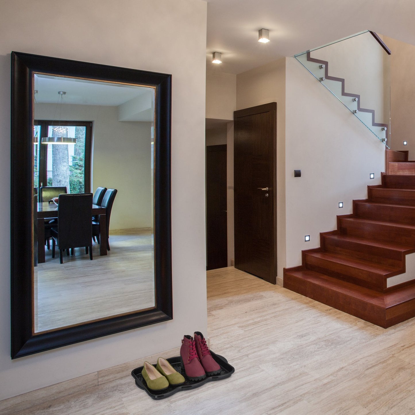 set of 3 drip trays for 2 pairs of shoes