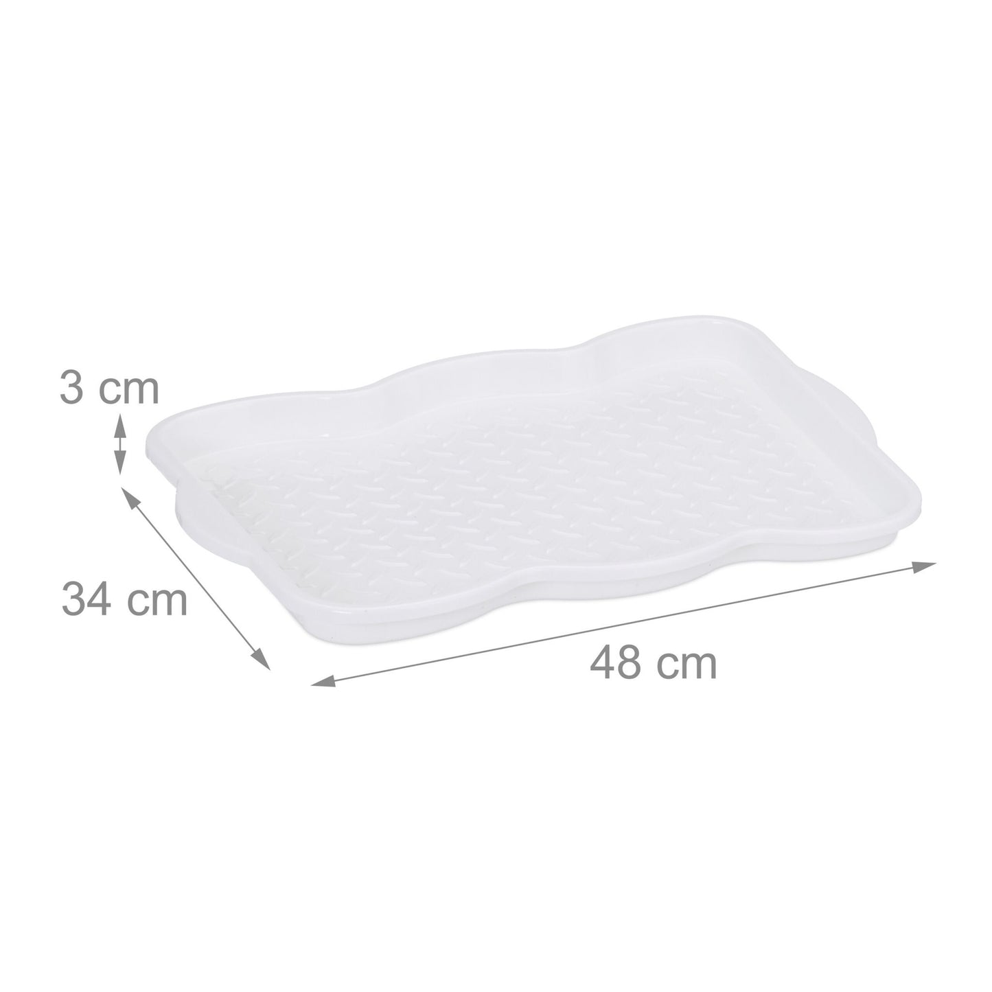 set of 3 drip trays for 2 pairs of shoes