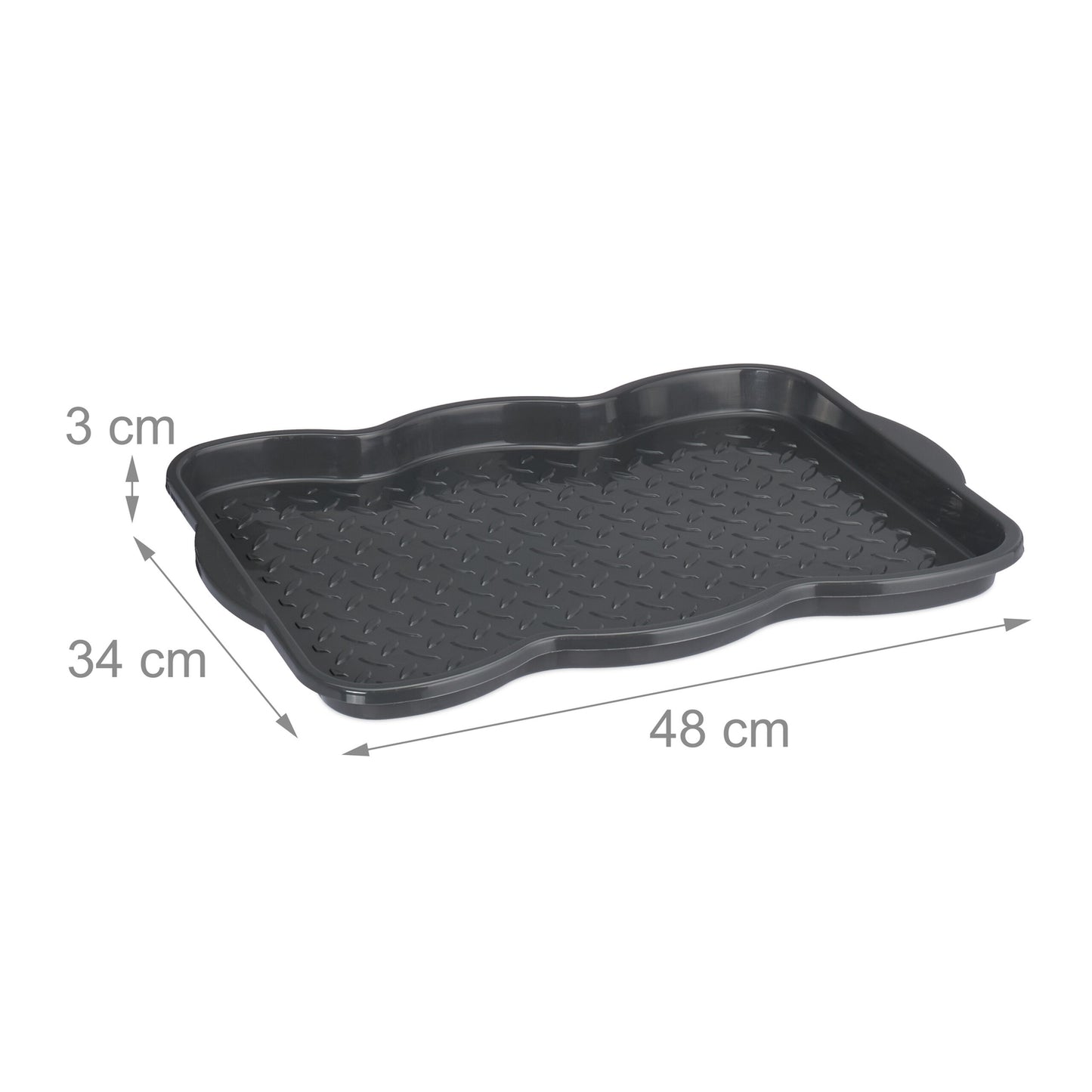 set of 3 drip trays for 2 pairs of shoes
