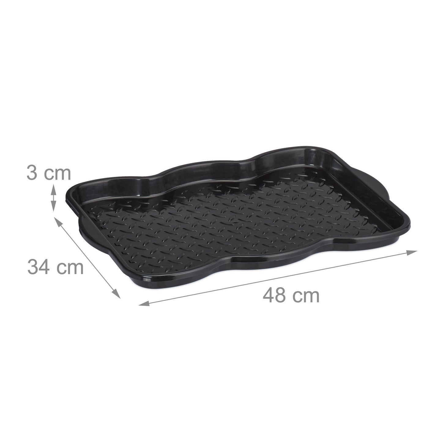 set of 3 drip trays for 2 pairs of shoes