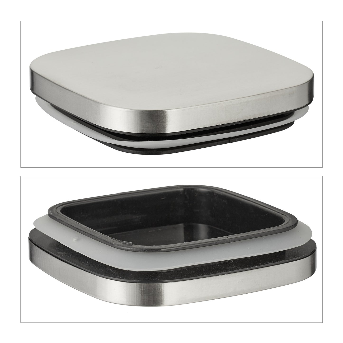 set of 3 storage jars with lids 1200 ml