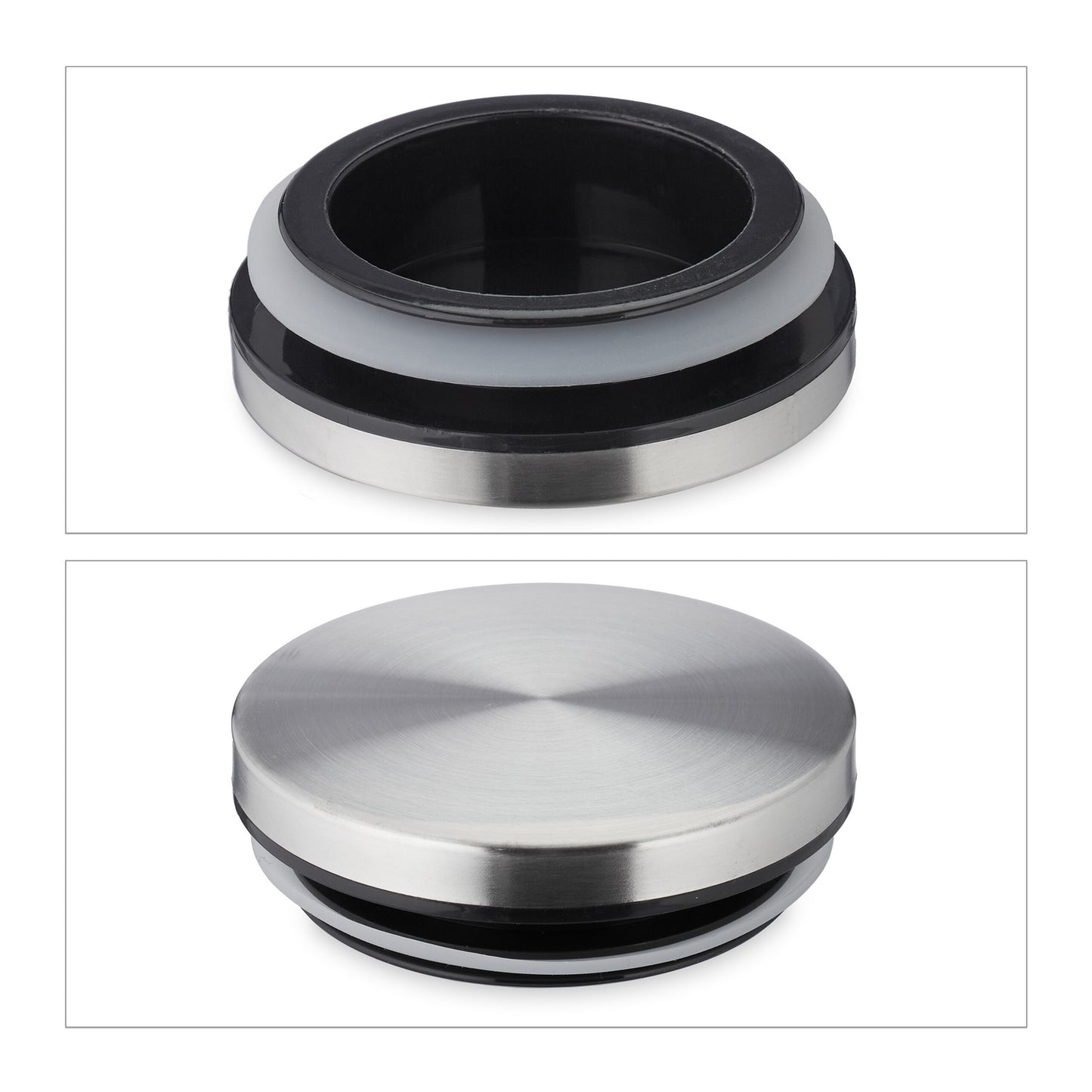 set of 3 storage jars with lids 700 ml