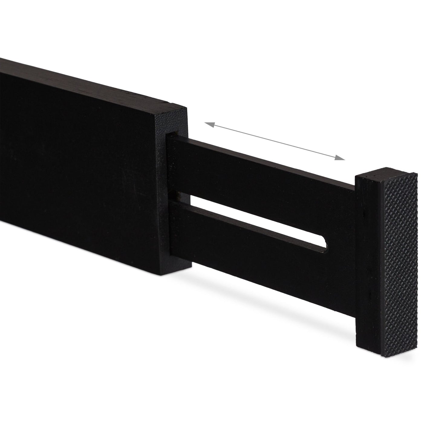 set of 4 drawer dividers in black