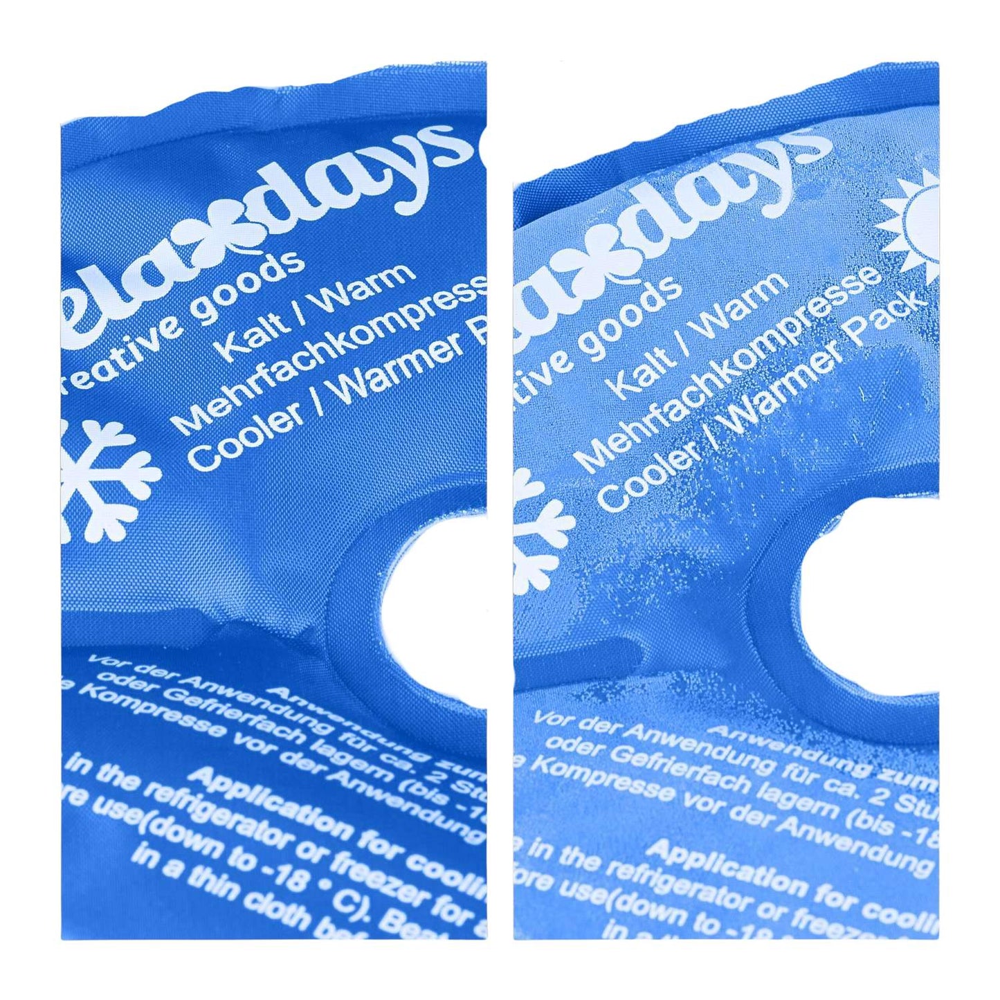 set of 4 knee pads in blue