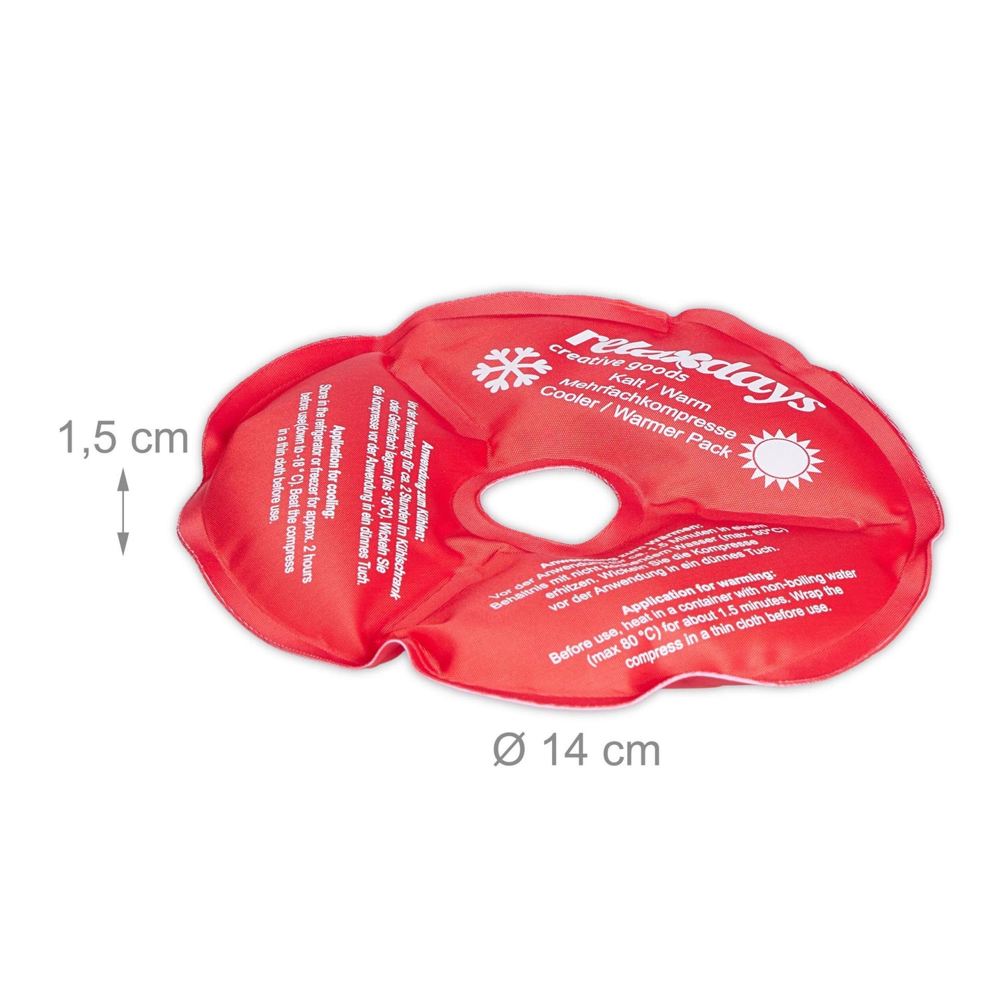 set of 4 knee pads in red