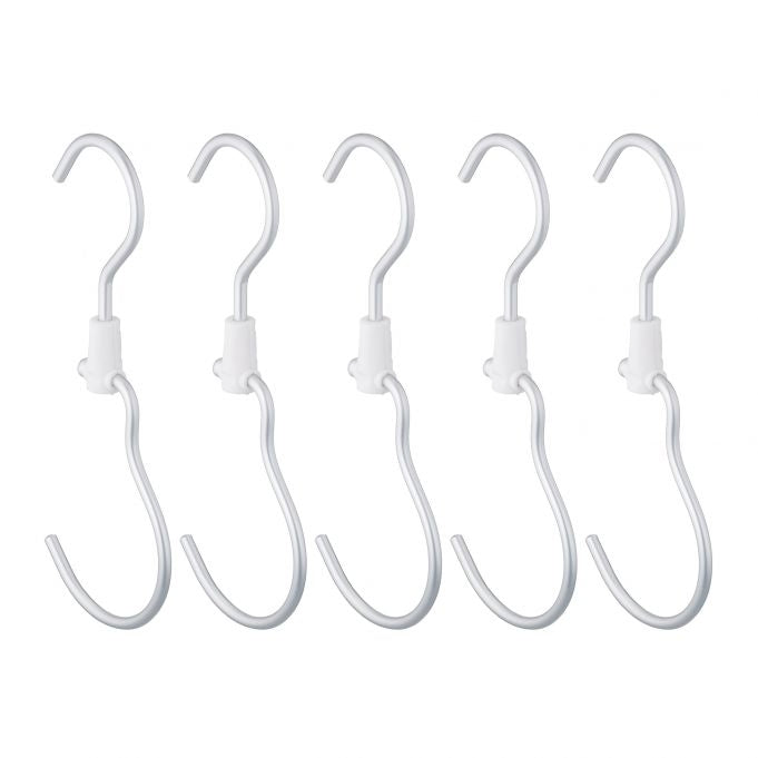 set of 5 clothes rail hooks