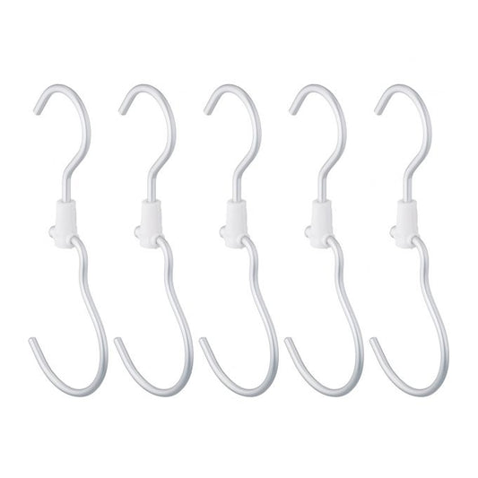 set of 5 clothes rail hooks