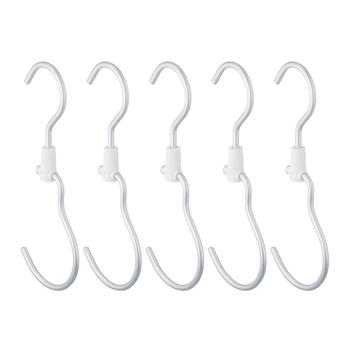 set of 5 clothes rail hooks