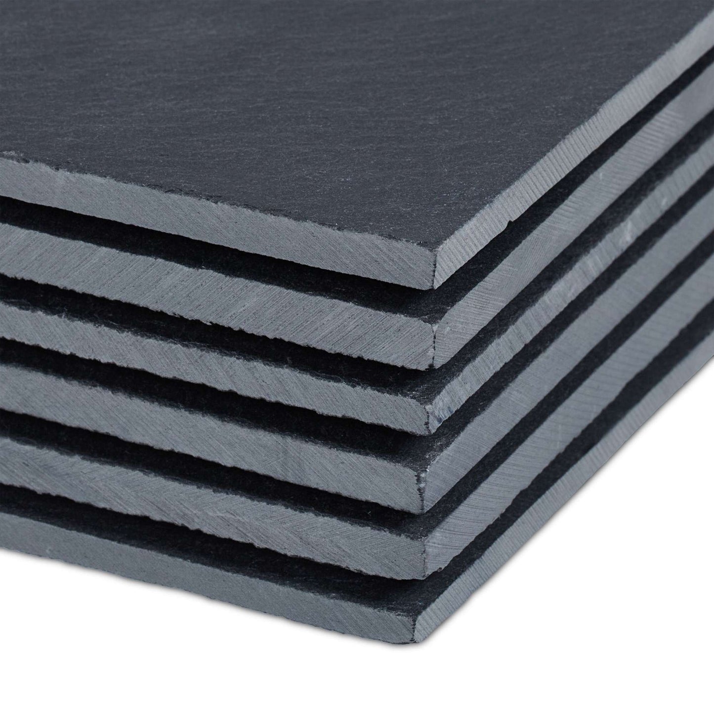 set of 6 slate tiles 40 x 30 cm
