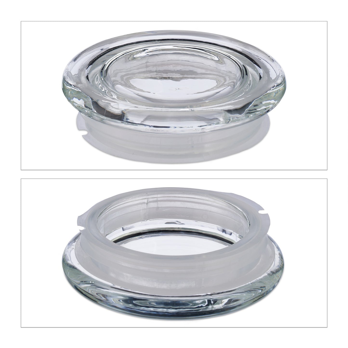 set of 6 storage jars with lids 2400 ml
