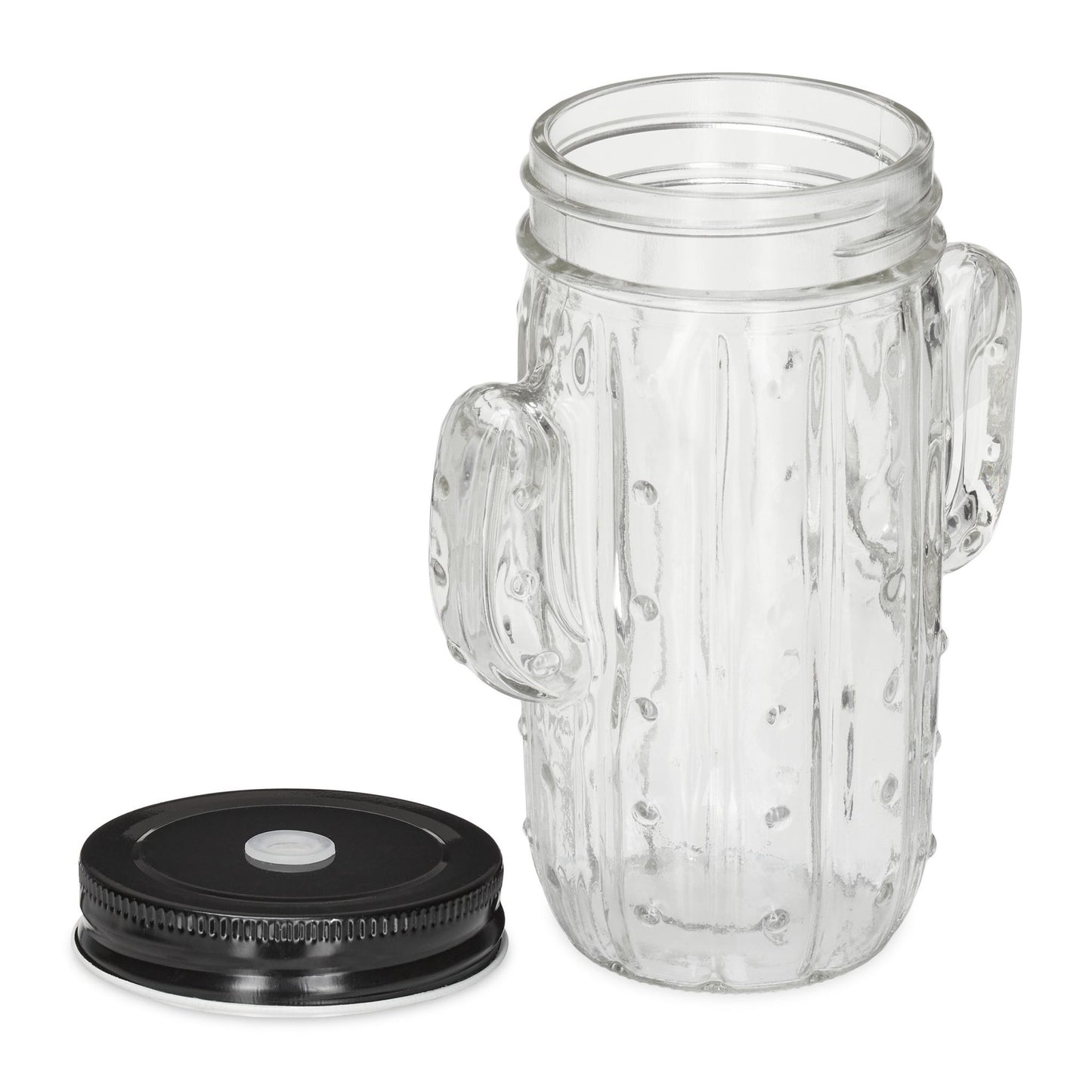set of 8 drinking glasses Cactus with straw