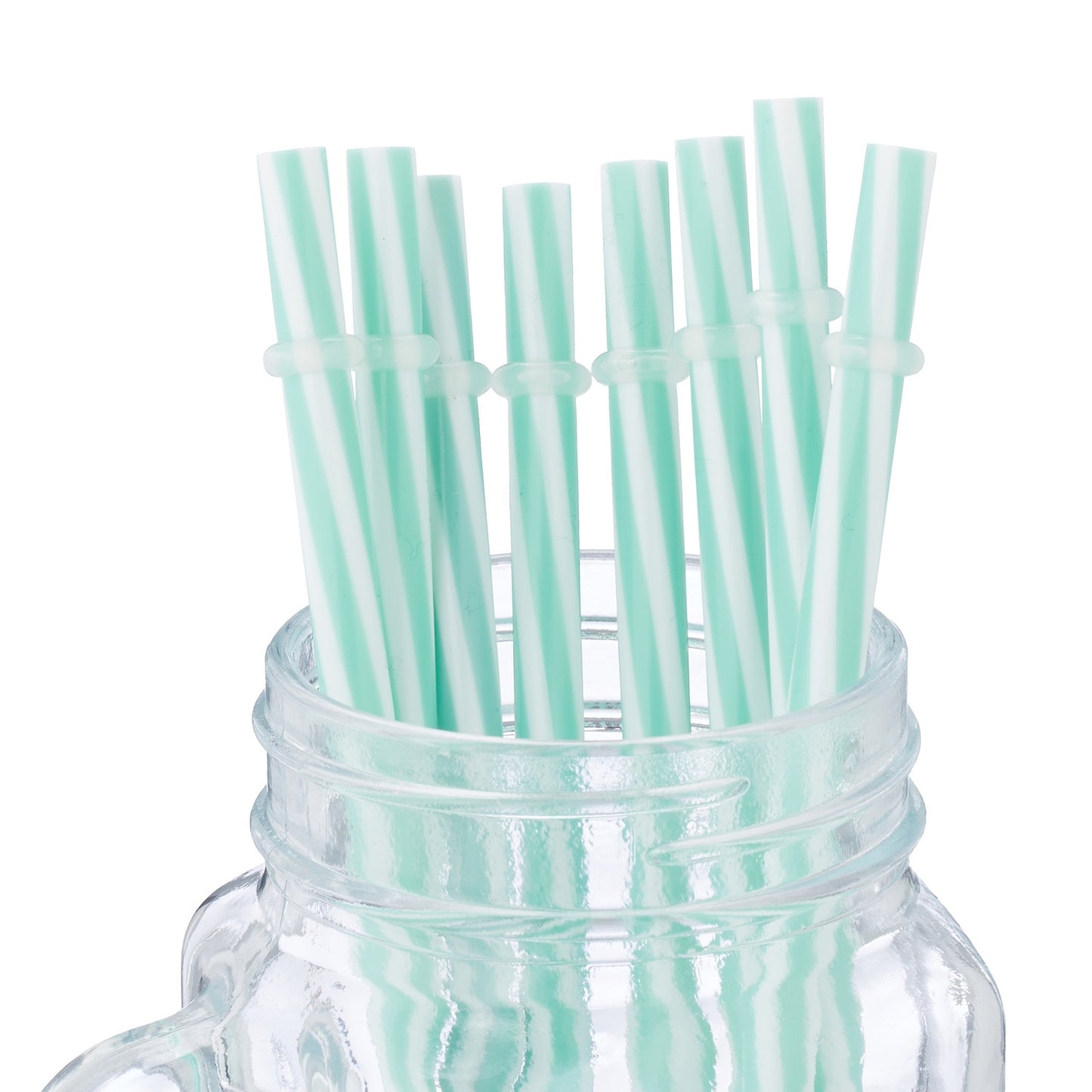 set of 8 drinking glasses with cactus lids