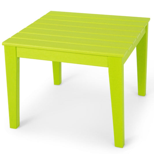 square children's table weatherproof durable play table green 64.5 cm x 64.5 cm