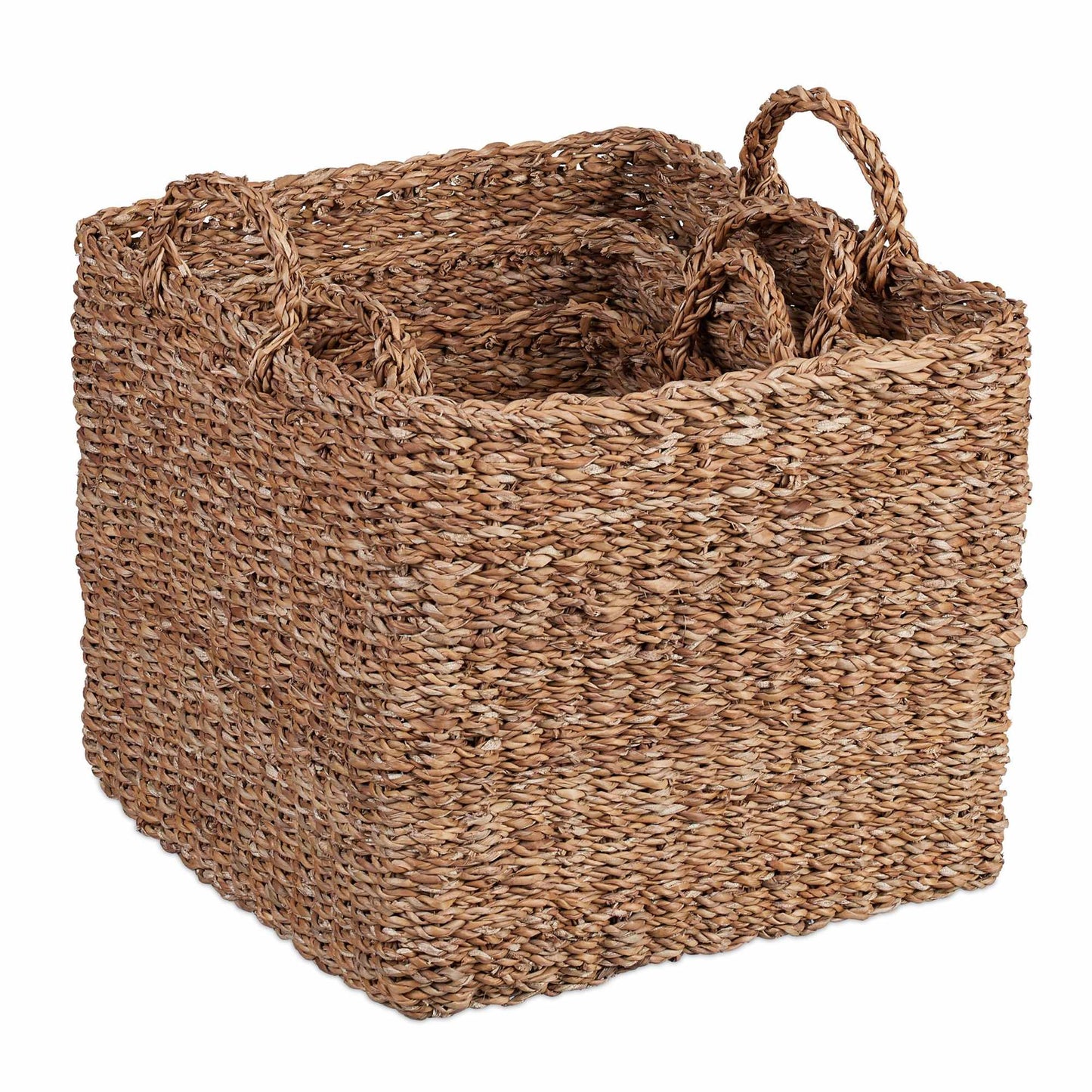 storage basket in 3 parts made of seaweed
