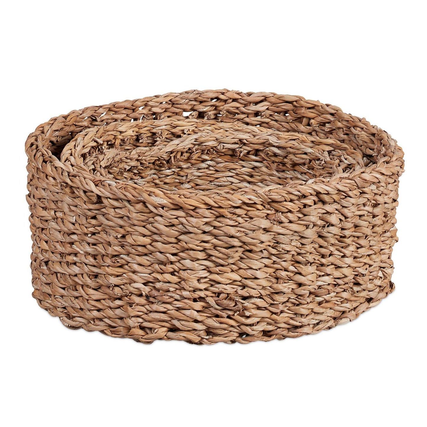 storage basket in 3 parts made of seaweed