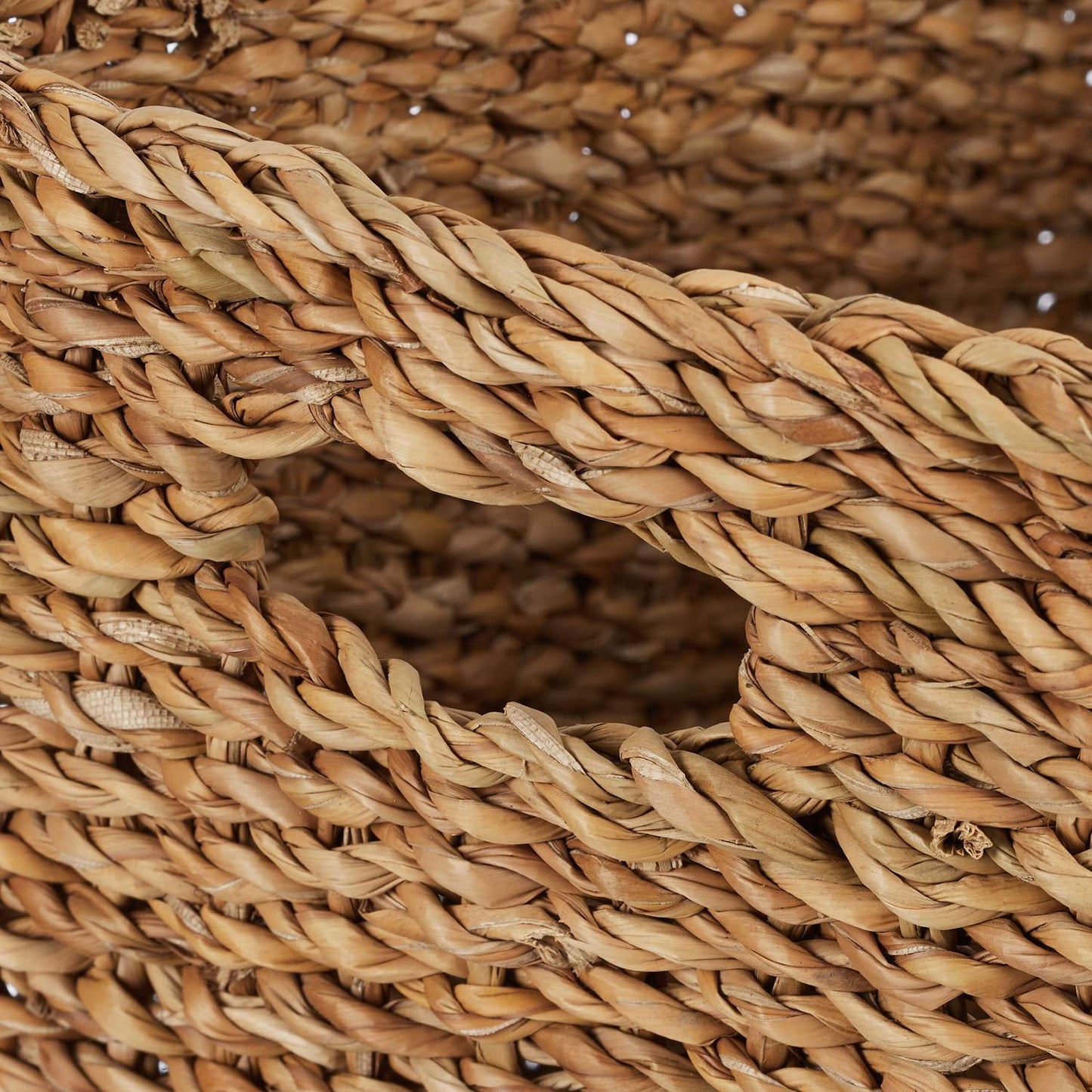 storage basket in 3 parts made of seaweed