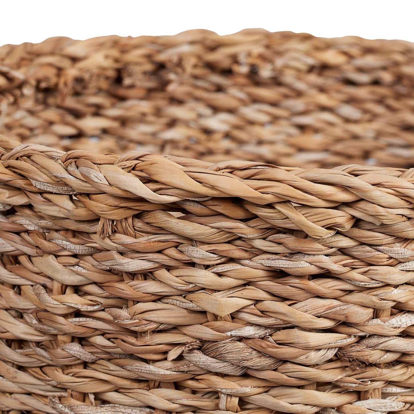 storage basket in 3 parts made of seaweed