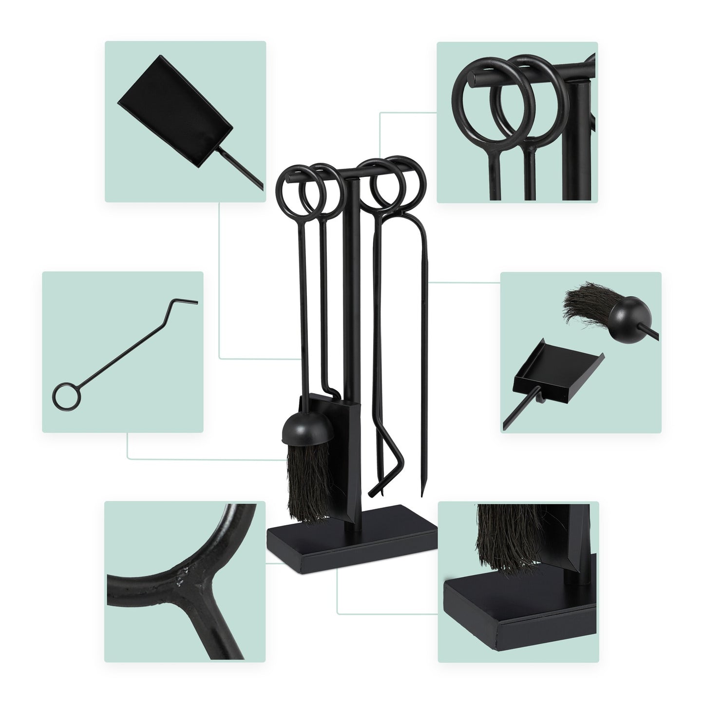 stove set in 5 parts