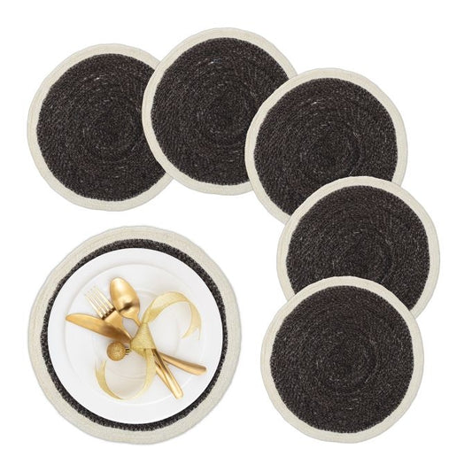 table set in 6 parts made of seaweed