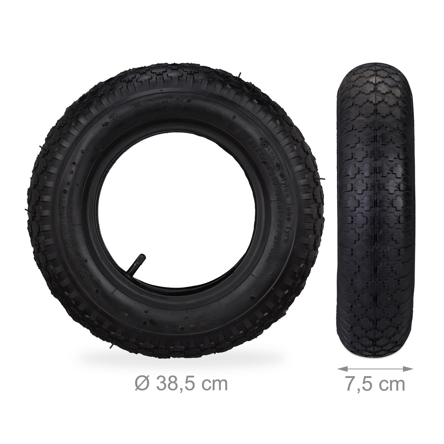 wheel set for 2 wheelbarrows with hose